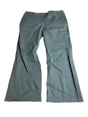 Conrad C Collection Olive Green Stretch Wide Leg Pants - Size 12